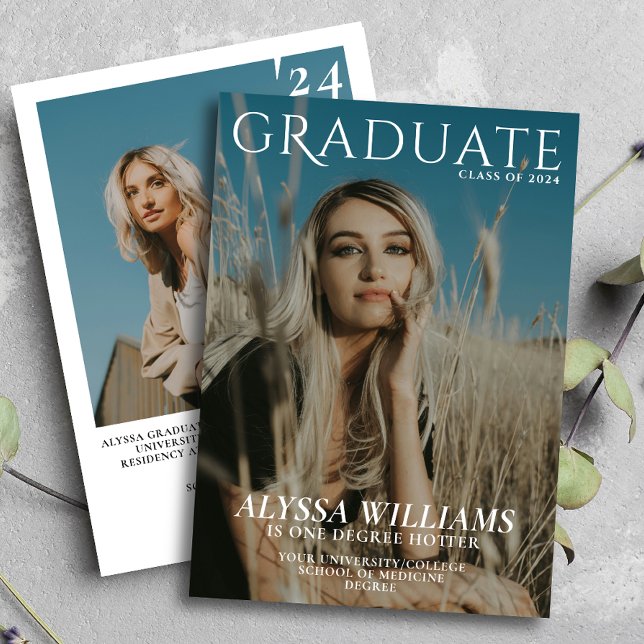 2024 Foto des Magazins "Moderne Uni Graduate" Ankündigung (Von Creator hochgeladen)