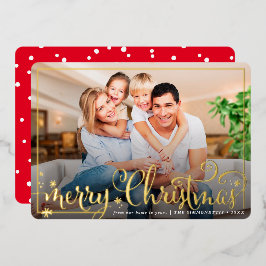 2024 FOTO FRAME Spaß Kalligraphie Frohe Weihnachte Folien Feiertagskarte