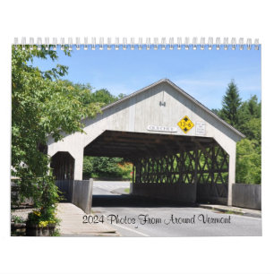 2024 Fotos aus dem Kalender von Vermont