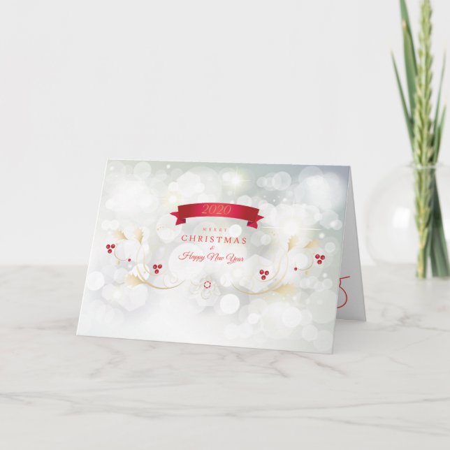 2024 Frohe Weihnachten & Glück Neues Jahr! WEIHNAC Karte (Vorderseite)