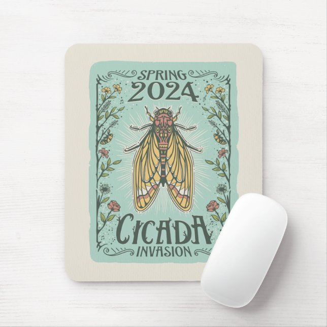 2024 Frühjahr Cicada Invasion Mousepad (Mit Mouse)