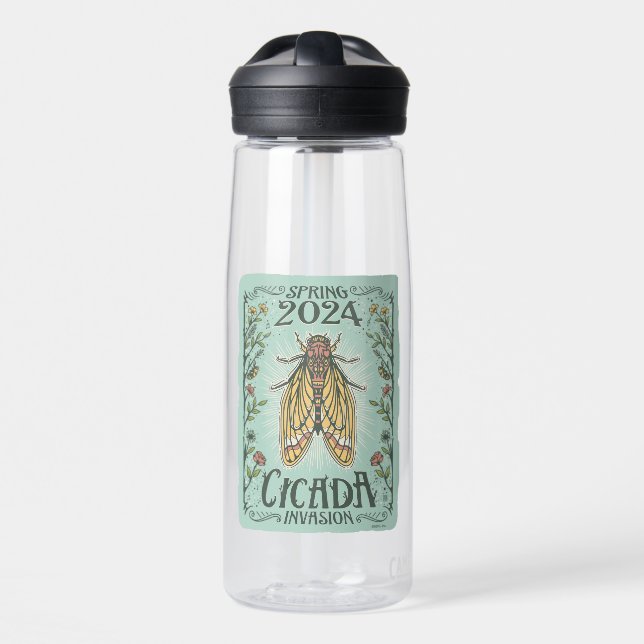 2024 Frühjahr Cicada Invasion Trinkflasche (Vorne)