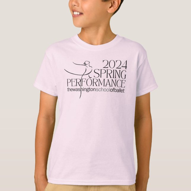 2024 Frühlingsvorführung Kinderhemd in Blossom T-Shirt (Vorderseite)