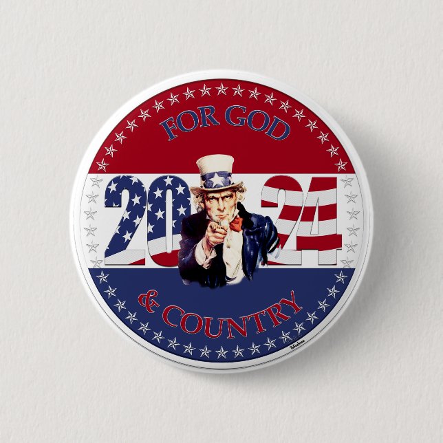 2024 für Gott und Land Sam Button (Vorderseite)