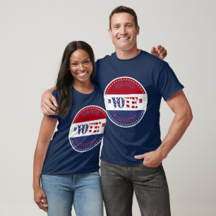 2024 Für Gott und Land USA Flag Abstimmung T-Shirt
