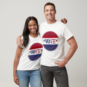 2024 Für Gott und Land USA Flag Abstimmung T-Shirt