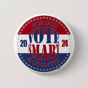 2024 Für Gott und Land Wähle Intelligent Button