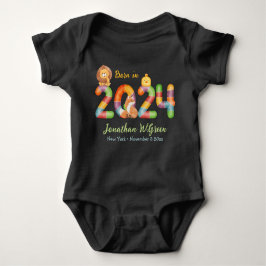 2024 geborenes Geschenk für personalisierte Kleink Baby Strampler