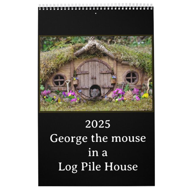 -2024- George the mouse - mouse village calendar Kalender (Titelbild)