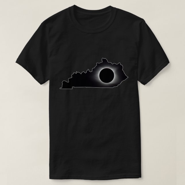 2024 Gesamter Solar Eclipse Kentucky T - Shirt (Design vorne)