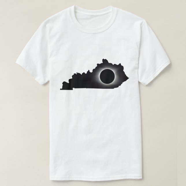 2024 Gesamter Solar Eclipse Kentucky T - Shirt (Design vorne)