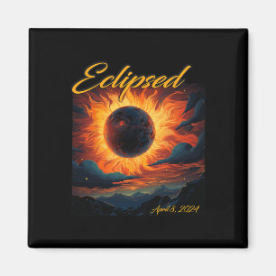 2024 Gesamter Sonnenmond-Total Magnet