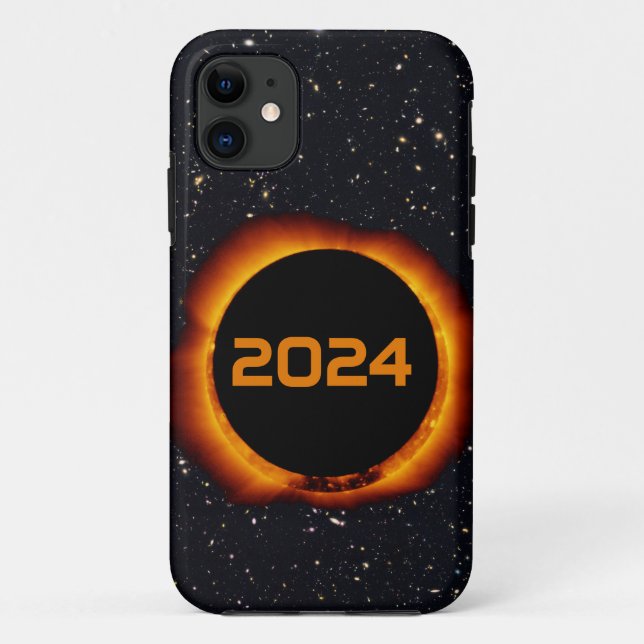 2024 Gesamter Sonnenstuhl Datum Starry Sky Case-Mate iPhone Hülle (Rückseite)