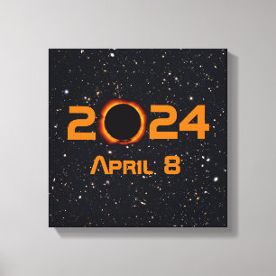 2024 Gesamter Sonnenstuhl Datum Starry Sky Leinwanddruck