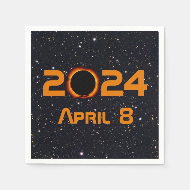 2024 Gesamter Sonnenstuhl Datum Starry Sky Serviette (Vorderseite)