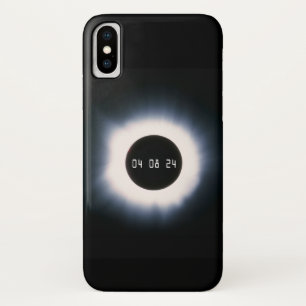2024 Gesamtsolarauskitzel in Schwarz und Weiß Case-Mate iPhone Hülle