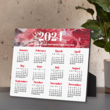 2024 Geschäftskalender Easel Plaque