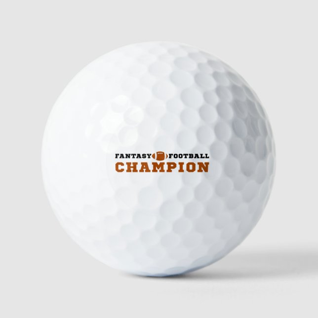 2024 Gewinner Fantasy Football Champion Golfball (Vorderseite)