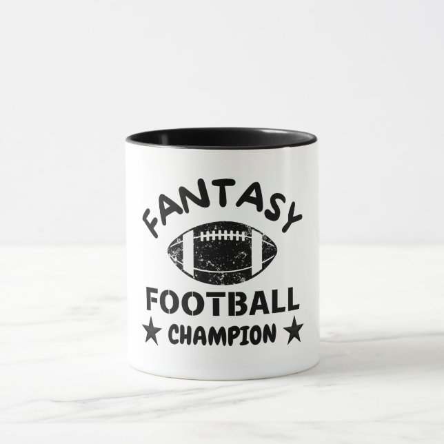 2024 Gewinner Fantasy Football Champion Tasse (Zentrum)