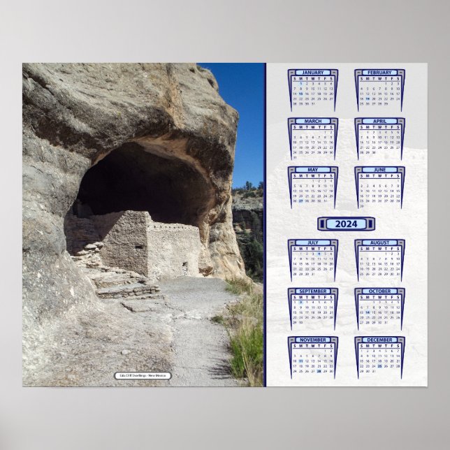 2024 - "Gila Dwelling" Poster (Vorne)