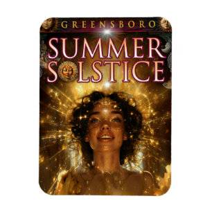 2024 Greensboro Summer Solstice Souvenir Magnet