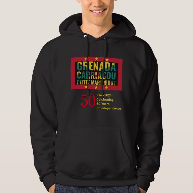 2024 GRENADA 50 Jahre Unabhängigkeit Hoodie (Vorderseite)