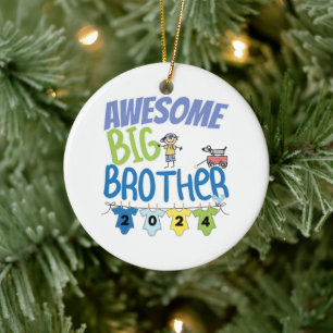 2024 Großartiger großer Bruder Keramik Ornament