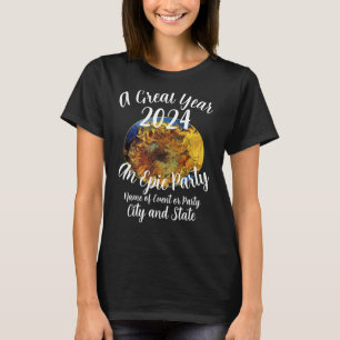 2024 Happy Hour Junggeselle Junggesellinnen Ruhest T-Shirt