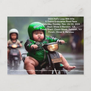 2024 Hell's Loop 600-Mile X-Treme-Ausdauer Postkarte