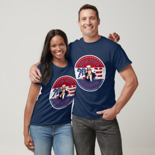 2024 Ihre Stimme zählt Onkel Sam USA-Flagge T-Shirt