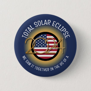 2024 INSGESAMT SOLAR ECLIPSE USA BUTTON