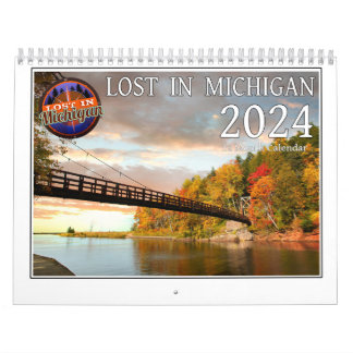 2024 ist im Michigan-Mauerkalender verloren gegang Kalender