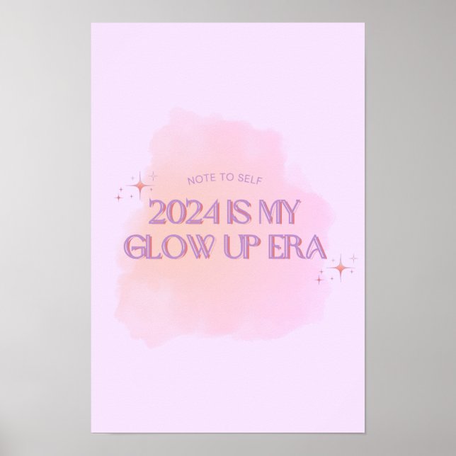2024 ist meine Glühzeit Poster (Vorne)