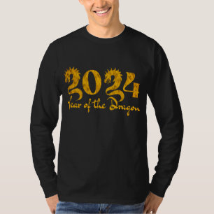 2024 JAHR DES DRACHEN GOLD T-Shirt