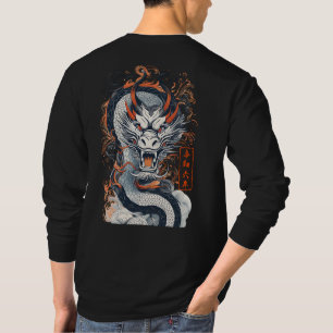 2024 Jahr des Drachen, Vintager Retro-T - Shirt