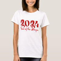 2024 JAHR DES DRAGONS ROT