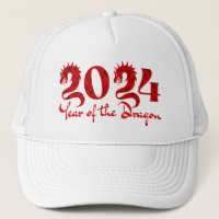 2024 JAHR DES DRAGONS ROT