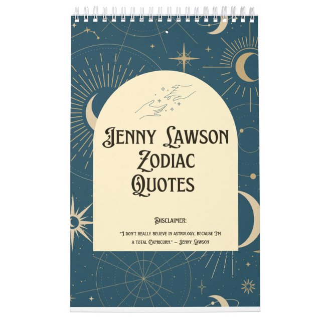 2024 Jenny Lawson zodiac Zitatskalender Kalender (Titelbild)