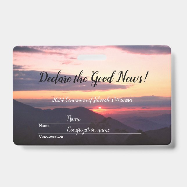 2024 JW convention  Ausweis (Vorderseite)