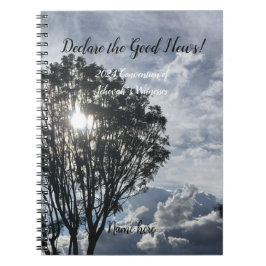 2024 JW Convention sunlight with name  Notizblock