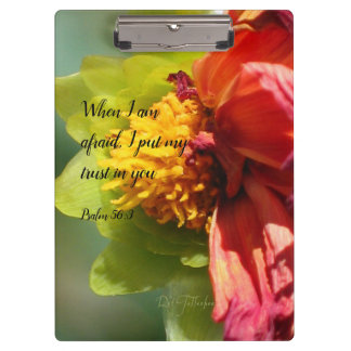 2024 JW year text Psalm 56:3 Klemmbrett