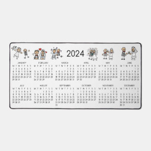 2024 Kalender Ehepaare Schreibtischunterlage