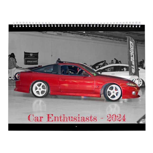 2024 Kalender für Autofans. (Titelbild)