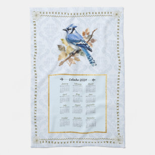 2024 Kalender Handtuch BlueJay