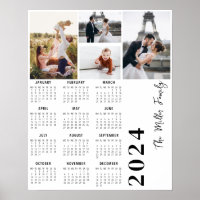 2024 Kalender minimalistisches Multifoto
