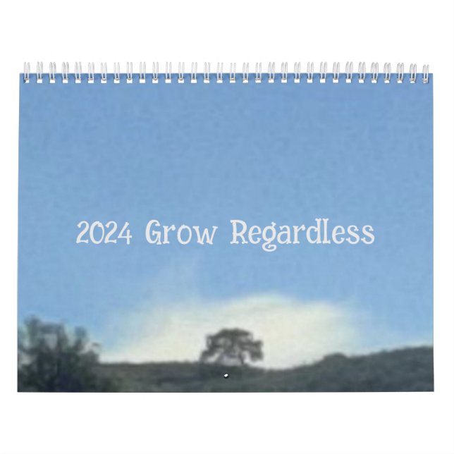 2024 Kalender wachsen unabhängig von Design (Titelbild)