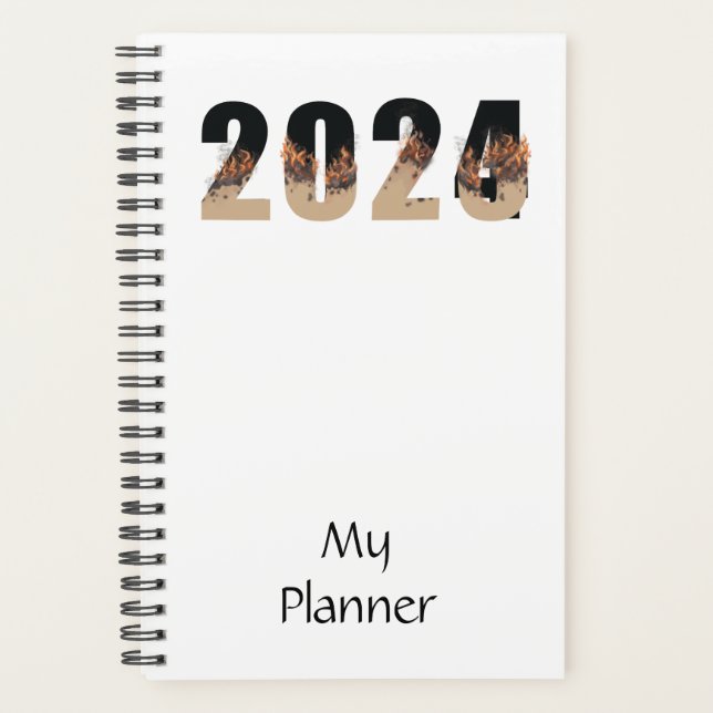 2024 Kalenderplaner Grafisch anpassbar Planer (Vorderseite)