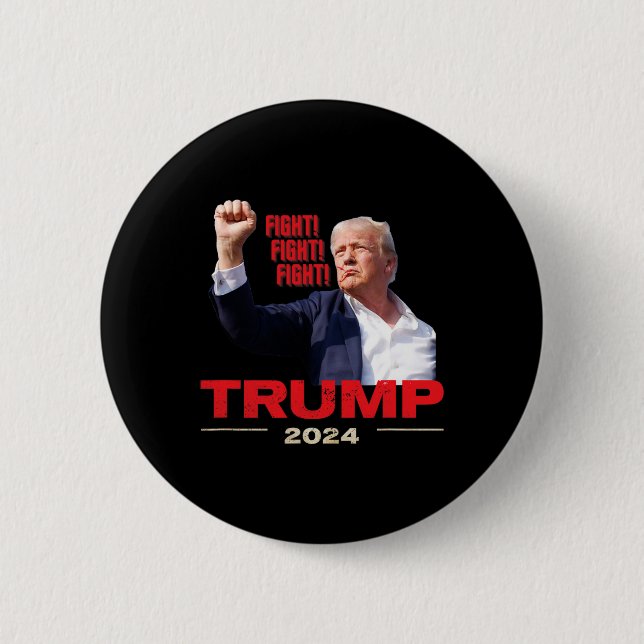 2024: Kampf gegen den Krieg am 13. Juli Trump-Kund Button (Vorderseite)