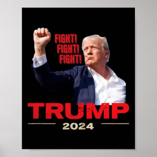 2024: Kampf gegen den Krieg am 13. Juli Trump-Kund Poster