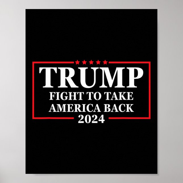 2024 Kampf um die Rücknahme der amerikanischen Wah Poster (Vorne)